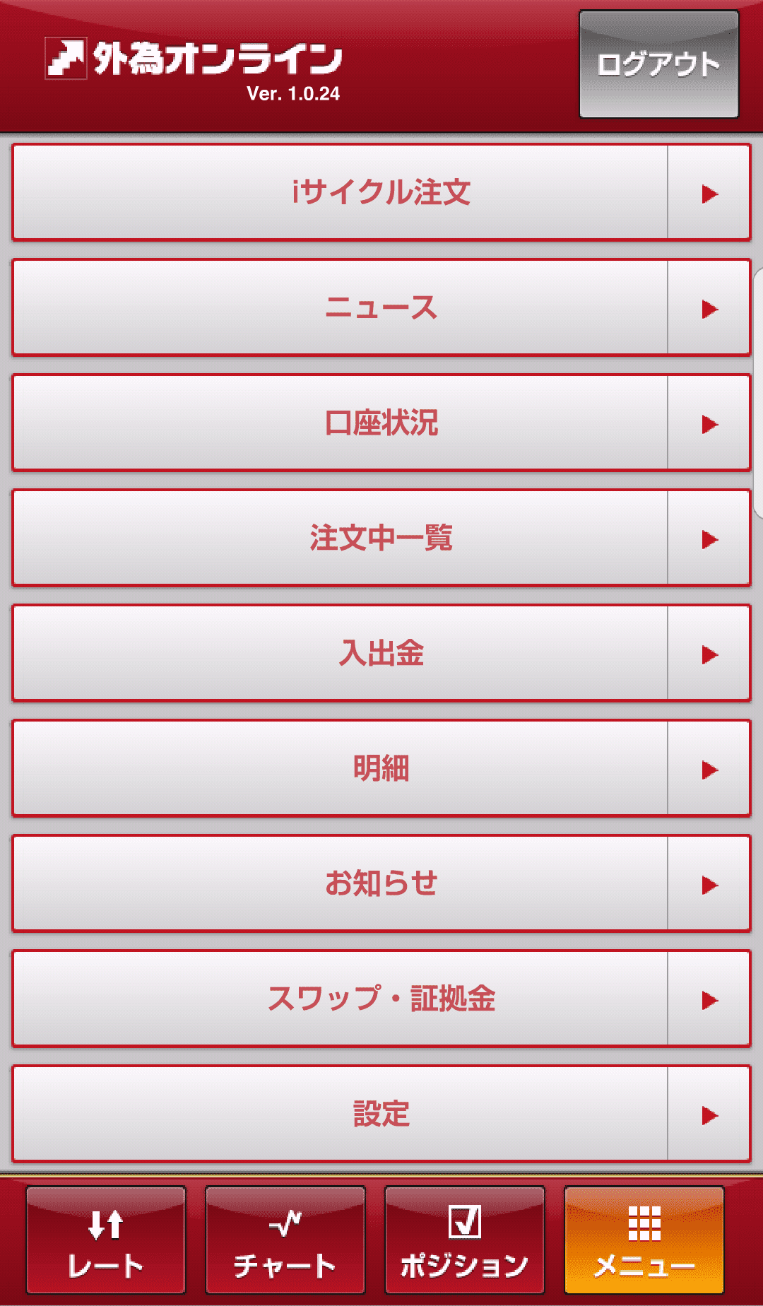 外為オンラインSPアプリPCandroid4