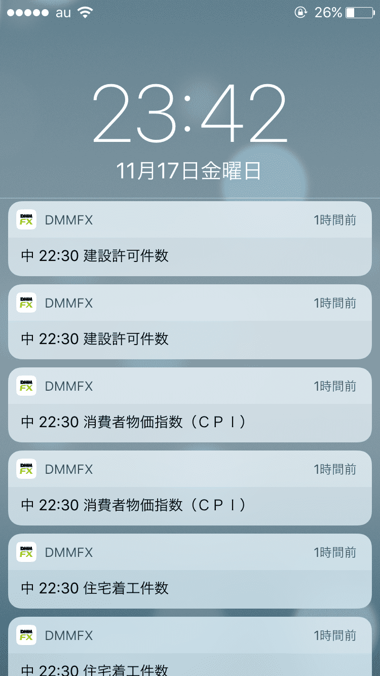 DMMFX・通知