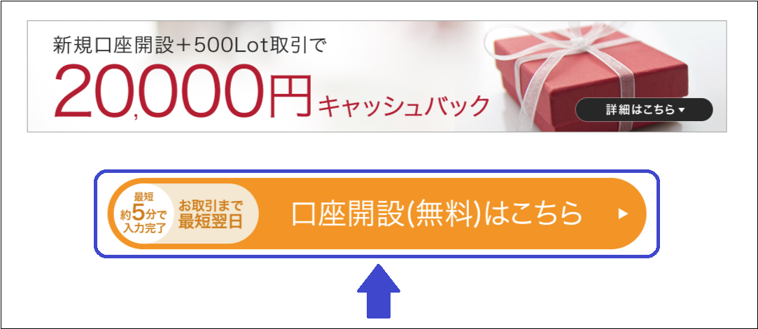 DMMFX口座開設フロー1